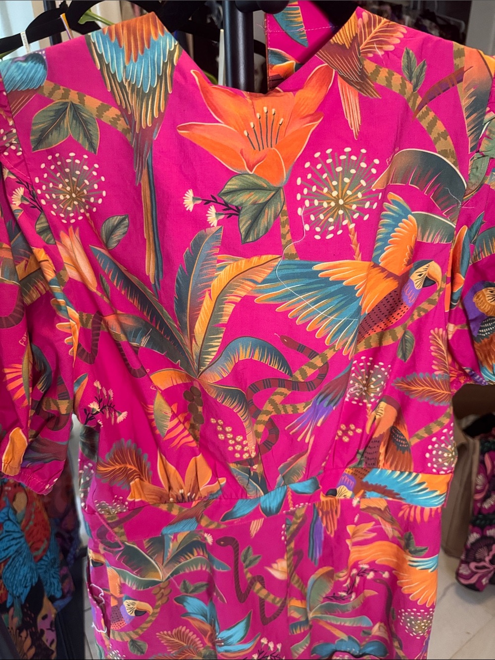 FARM Rio Macaw Party Romper with Belt - Picture 11 of 12